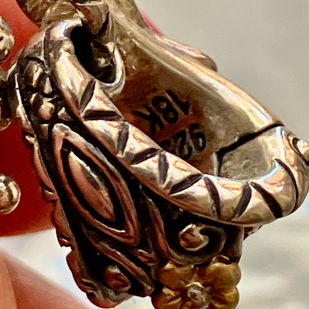 Barbara Bixby 18k/SS Heart Pendant - Picture 7 of 9